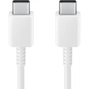 Cablu Date si Incarcare USB-C - USB-C Samsung EP-DA705BWE, 25W, 1m, Alb GP-TOU021RFBWW