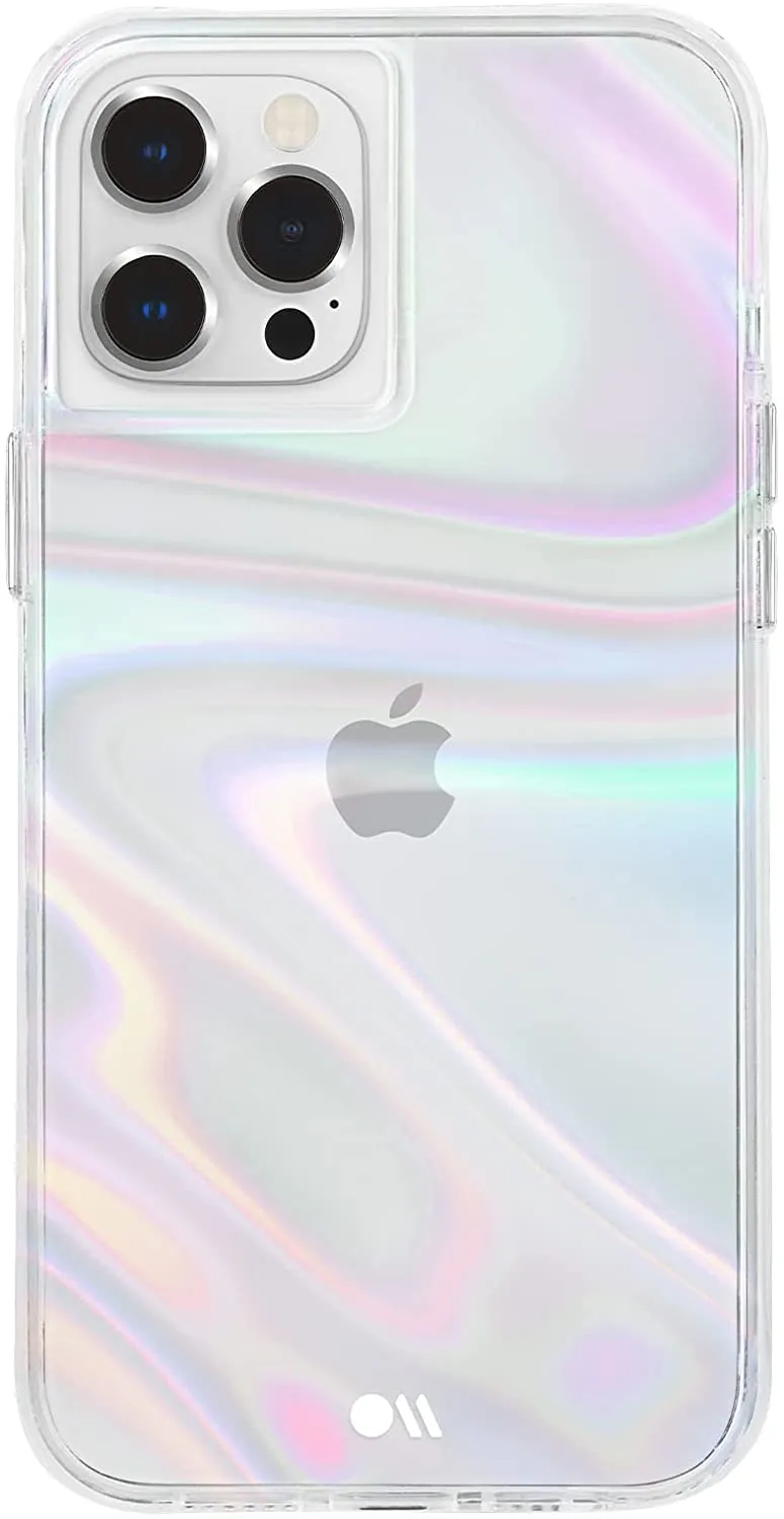 Case-Mate- SOAP Bubble  Case iPhone 12 Pro Max (5G)  Iridescent Swirl