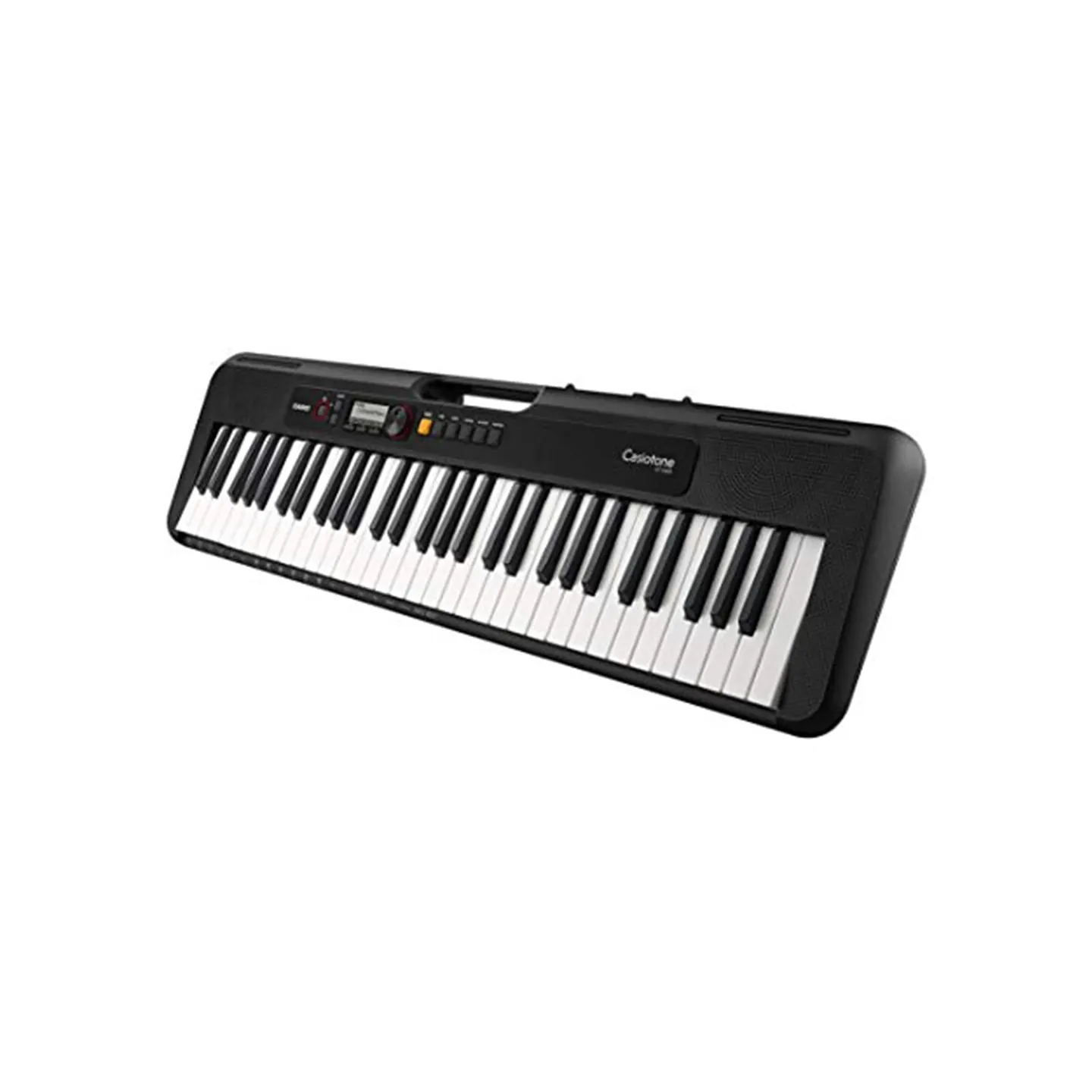 Casio CT-S200 61-Key Portable Piano Keyboard with USB-MIDI Connectivity, LCD Screen, Auto-Accompaniment, Built-in Songs/Tones/Rhythms (Black, Red)