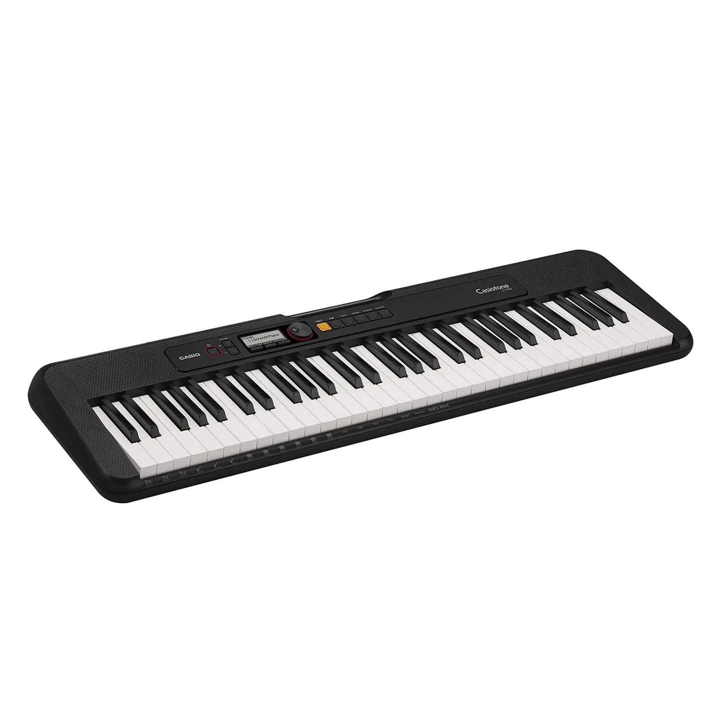 Casio CT-S200 61-Key Portable Piano Keyboard with USB-MIDI Connectivity, LCD Screen, Auto-Accompaniment, Built-in Songs/Tones/Rhythms (Black, Red)