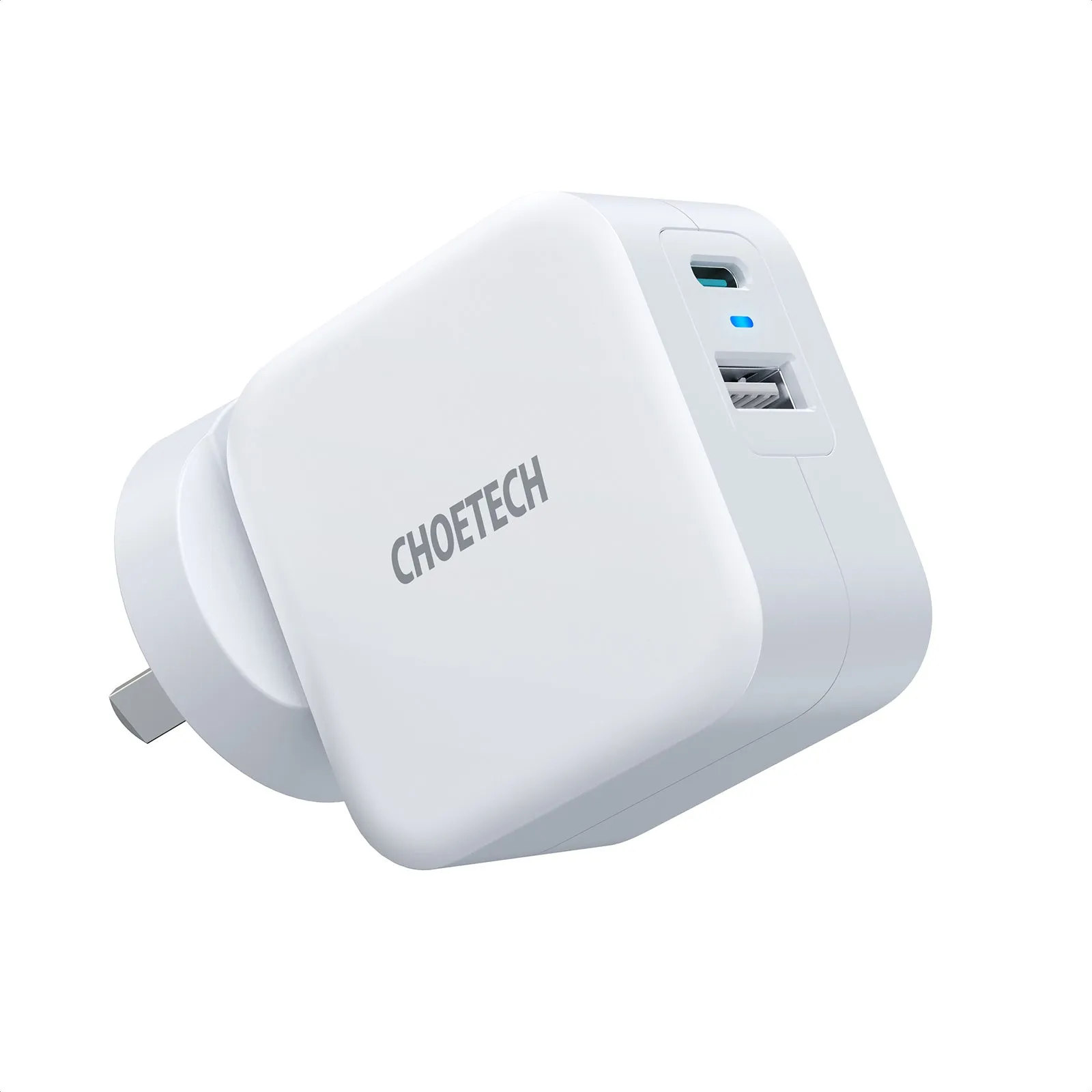 CHOETECH PD5002 USB-C PD 38W Charger Dual Port Type C Wall Fast Power Adapter