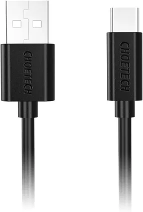 ChoeTech USB A to C Cable 1M, Black