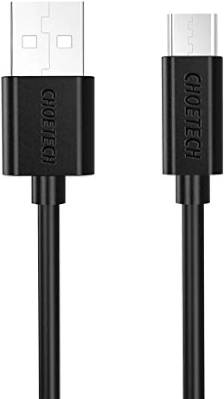 ChoeTech USB A to C Cable 1M, Black