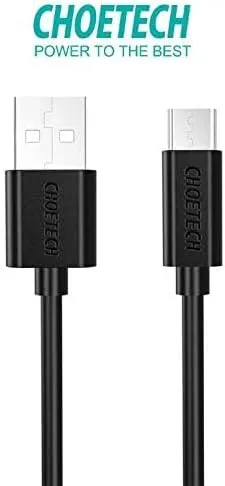 ChoeTech USB A to C Cable 1M, Black