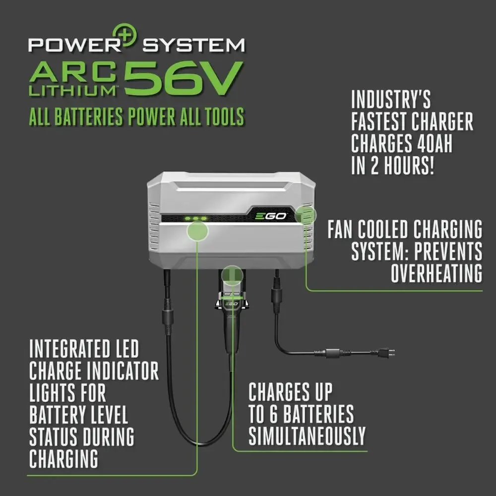 CHV1600 EGO 56V 1600W Rapid Charger