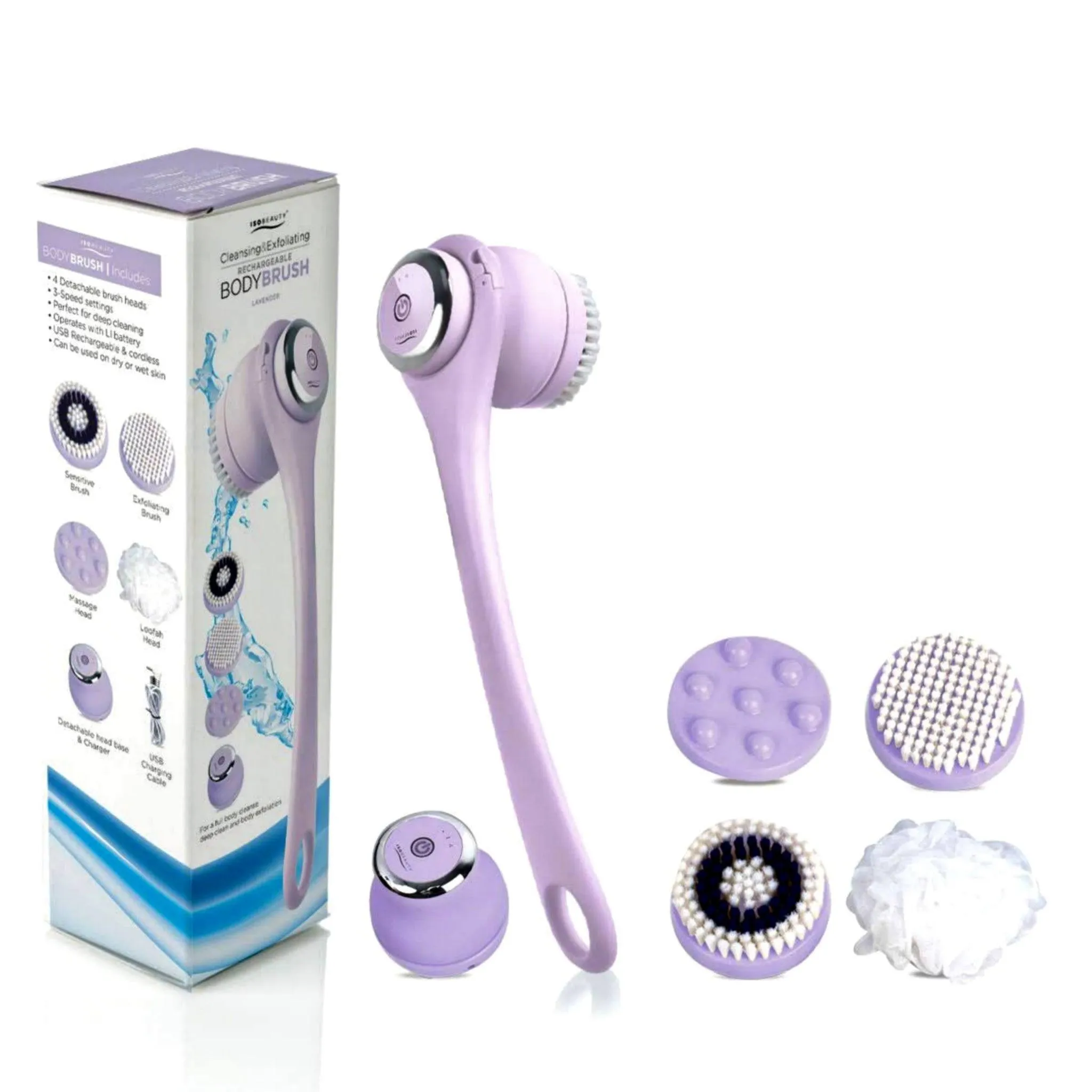 Cleansing & Exfoliating Rechargeable All-in-1 Body Brush