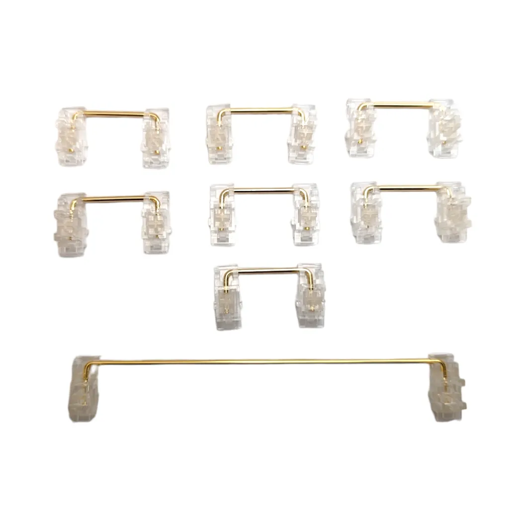 Clear Stabilizer Kit with Gold Plated Wire (Plate mount)