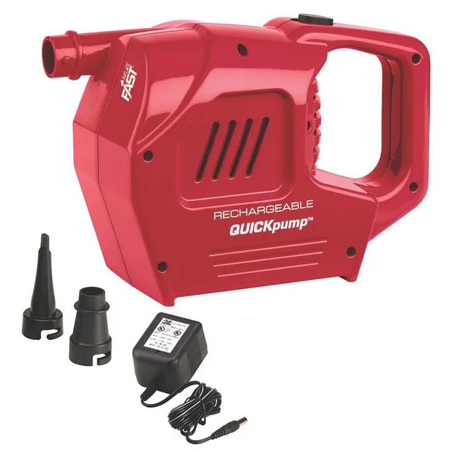 Coleman® 2000017848 QuickPump™ Rechargeable Pump w/ Valve Adaptors & Charger