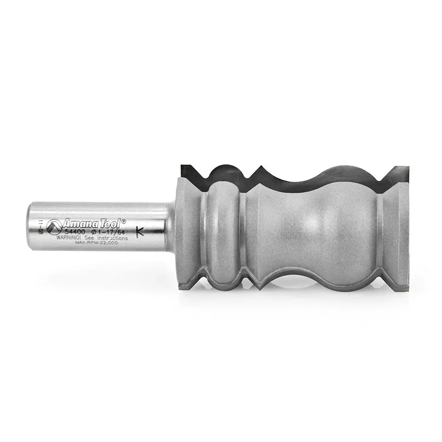 Crown Molding Router Bit | 3⁄16 x 7⁄16 Radius x 1 1⁄4 Dia x 2 1⁄4 x 1⁄2" Shank | 54400 | 738685944004