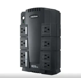 CyberPower Standby Series 625VA/375W Desktop UPS with Greenpower Technology - New Battery Certified Refurbished