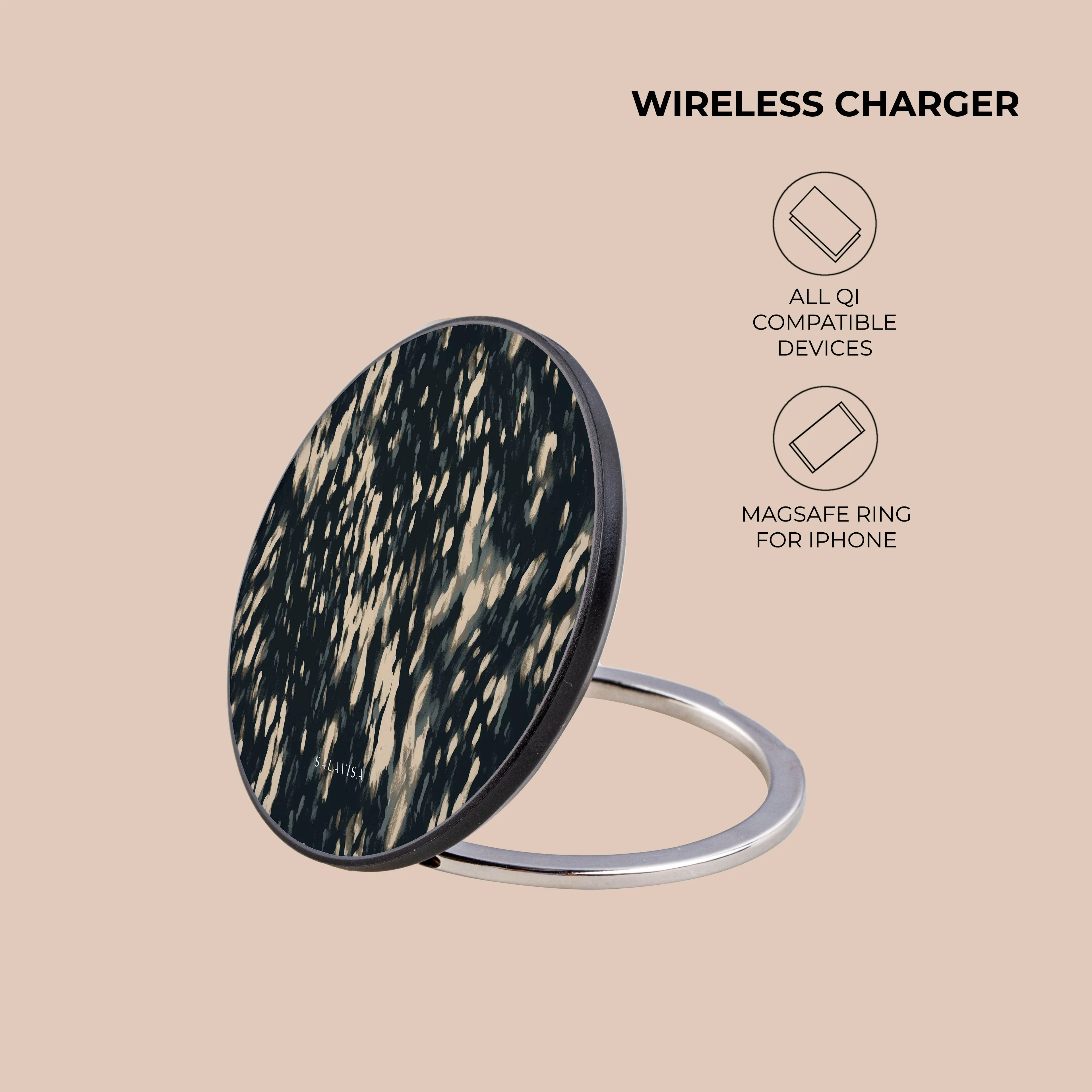 Dark Texture Wireless Charger