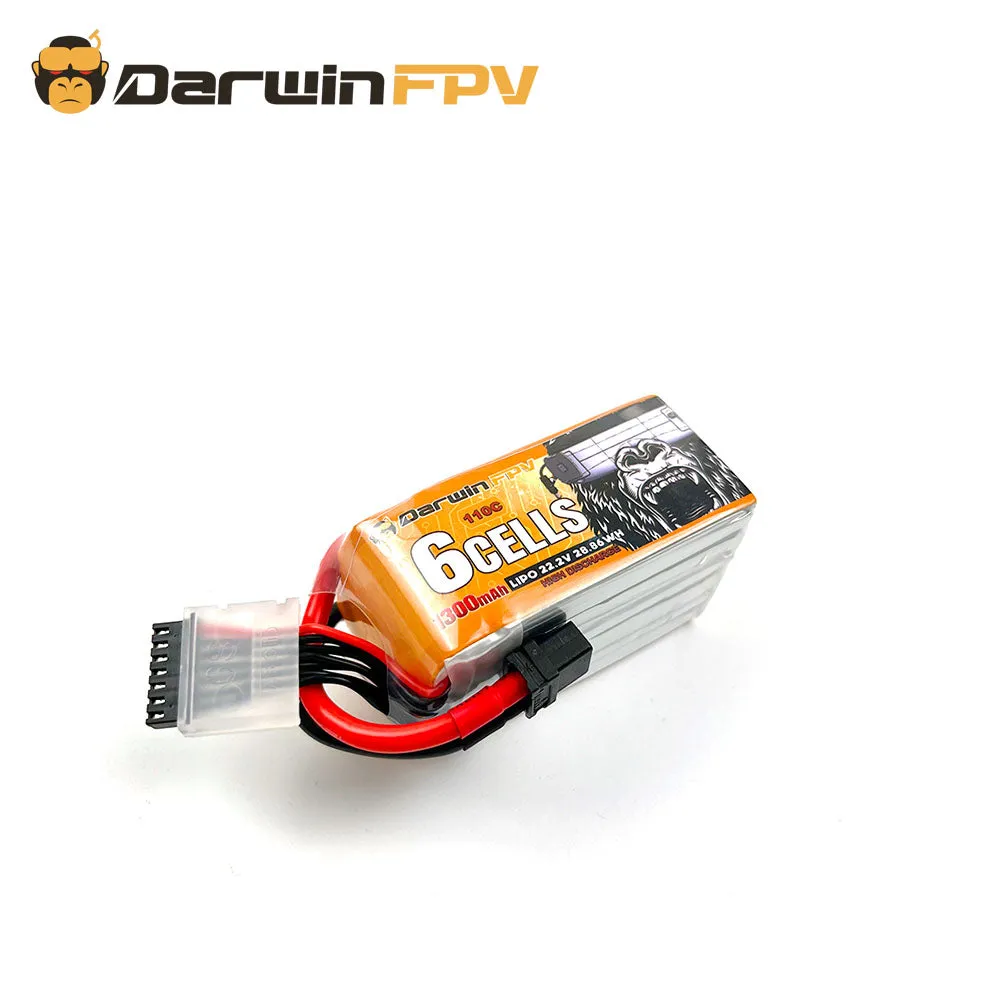 DarwinFPV 6S 1300mAh Lipo Battery