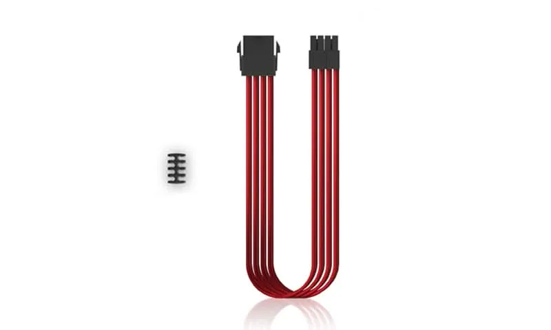 DEEPCOOL SLEEVED EXTENDER 8 PIN CPU RED (EC300-CPU8P-RD) CABLE