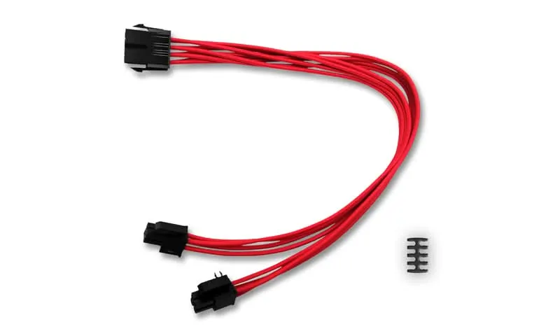 DEEPCOOL SLEEVED EXTENDER 8 PIN CPU RED (EC300-CPU8P-RD) CABLE