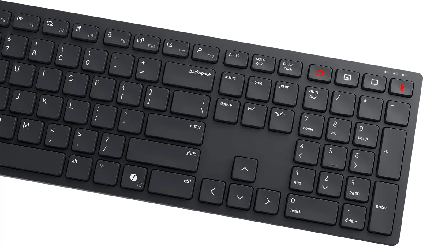 Dell Wired Collaboration Keyboard Kb525c - Keyboard - Usb, Usb-C - Qwerty - Uk - Black - With 3 Years Advanced Exchange