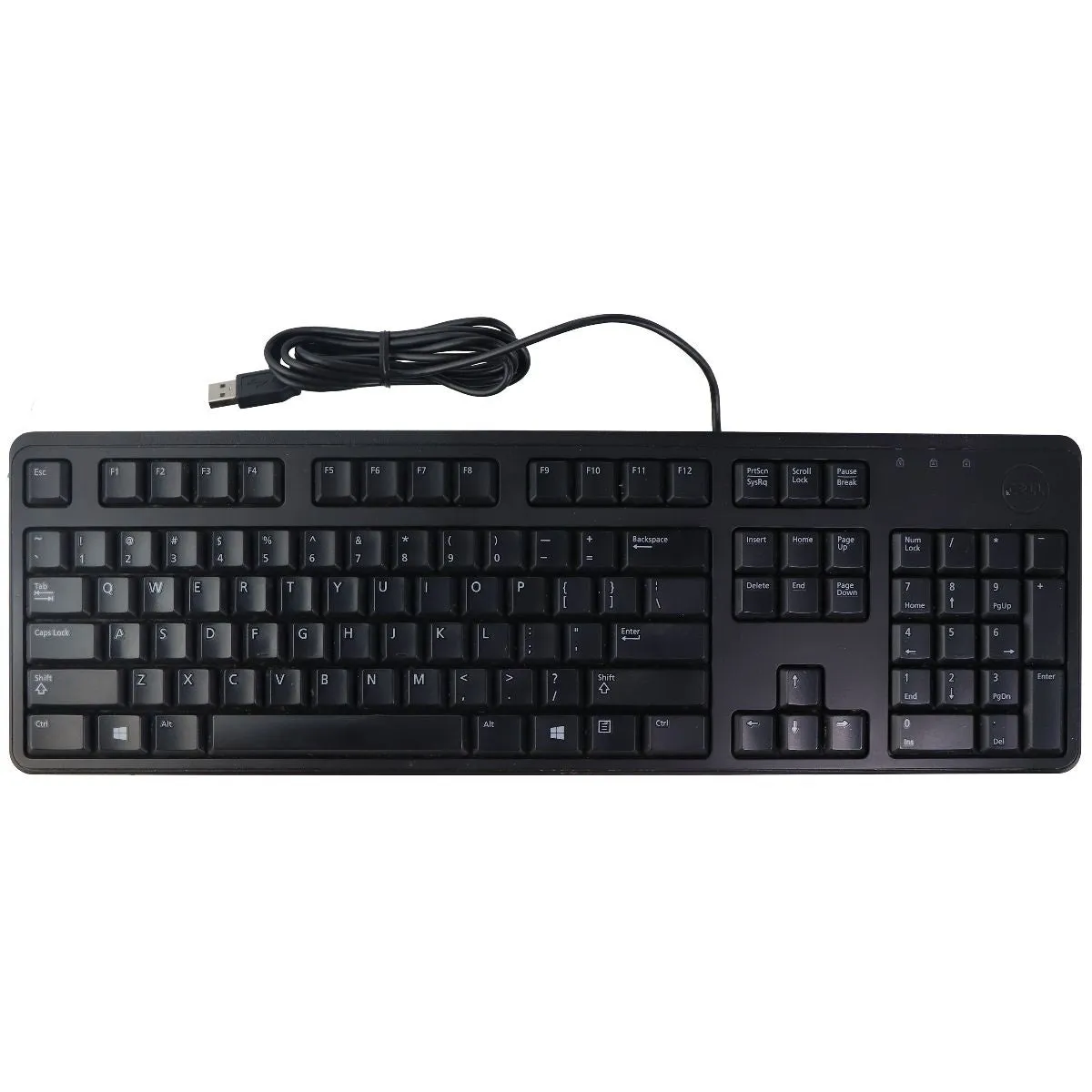 Dell Wired USB Keyboard for Windows/PC/and More - Black (KB4021 / KB212-B)