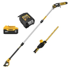 DeWalt DCKO86M1 20V MAX* Dual-Action 20 V 2800 spm Cordless Pole Saw and Pole Hedge Trimmer Combo Kit