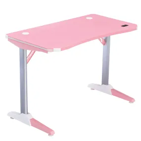 Dowinx Gamaing Desk A1 RGB - Pink 110cm x 60cm x 75