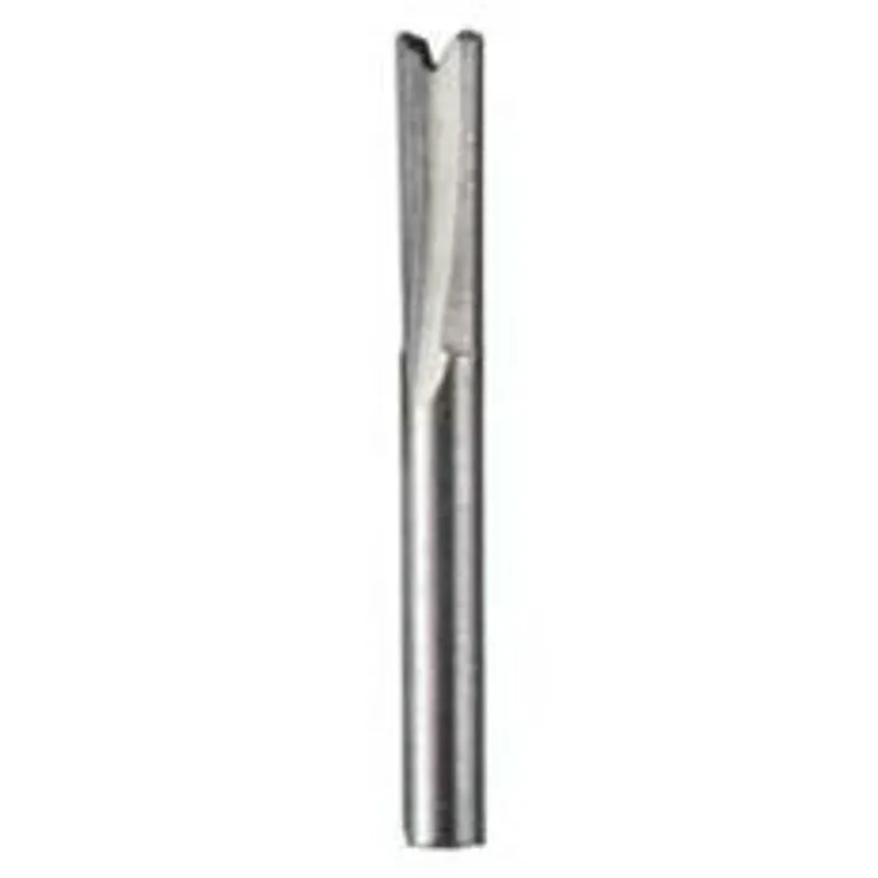 Dremel 650 Router Bit, 1/8 in Dia Cutter, 3/4 in L Cutting, 2 in OAL, 1/8 in Dia Shank, 2-Cutter, HSS :CD: QUANTITY: 1