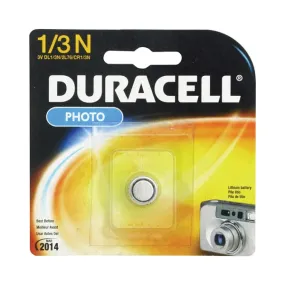 DURACELL DL1/3NBBPK Battery, 3 to 3.3 V Battery, 1/3N Battery, Lithium, Manganese Dioxide