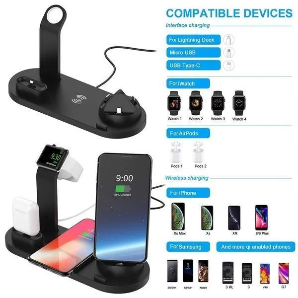 Energi™ Wireless Charging Smart Station Dock