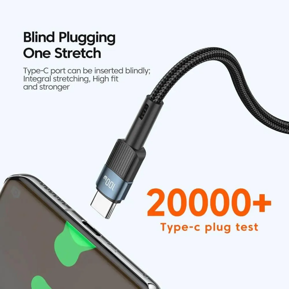 ESSAGER 100W TYPE-C to TYPE-C Fast Charging Cable