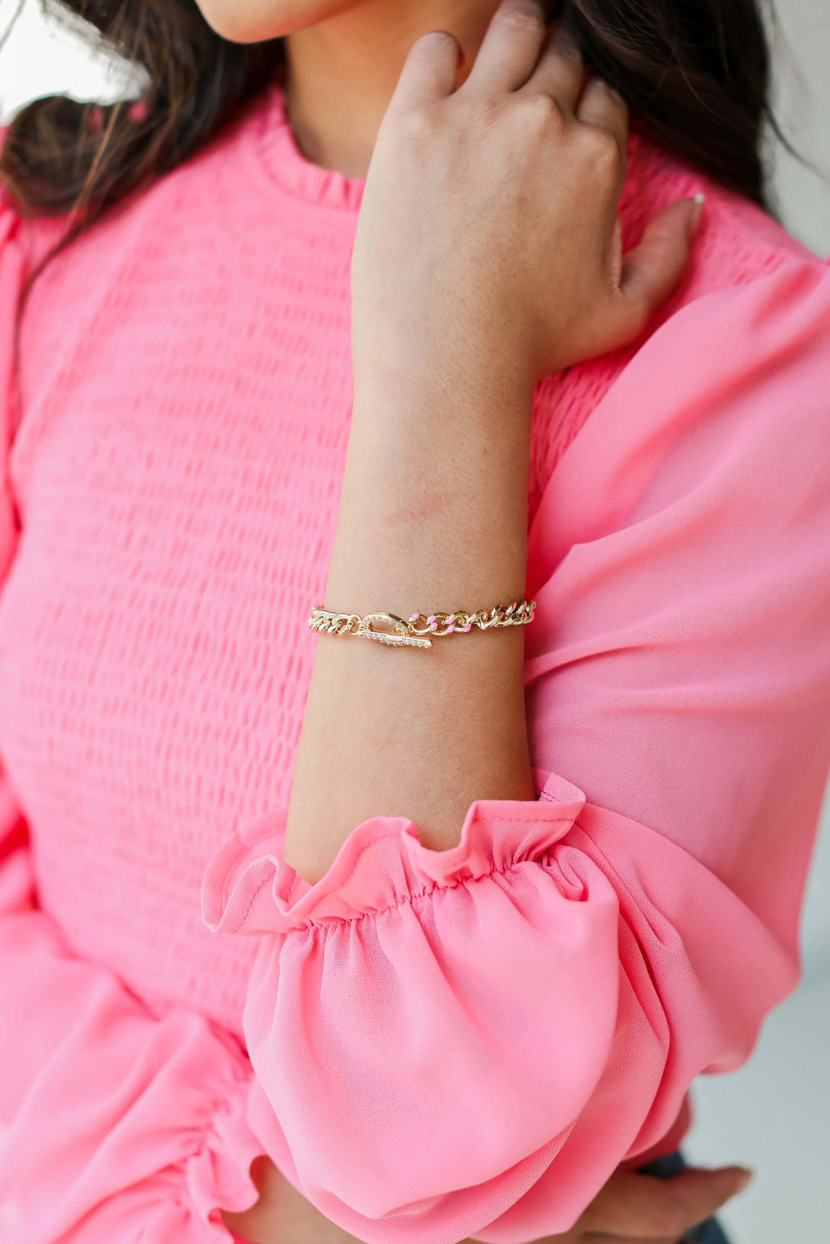 FINAL SALE - Janelle Gold Chain Bracelet