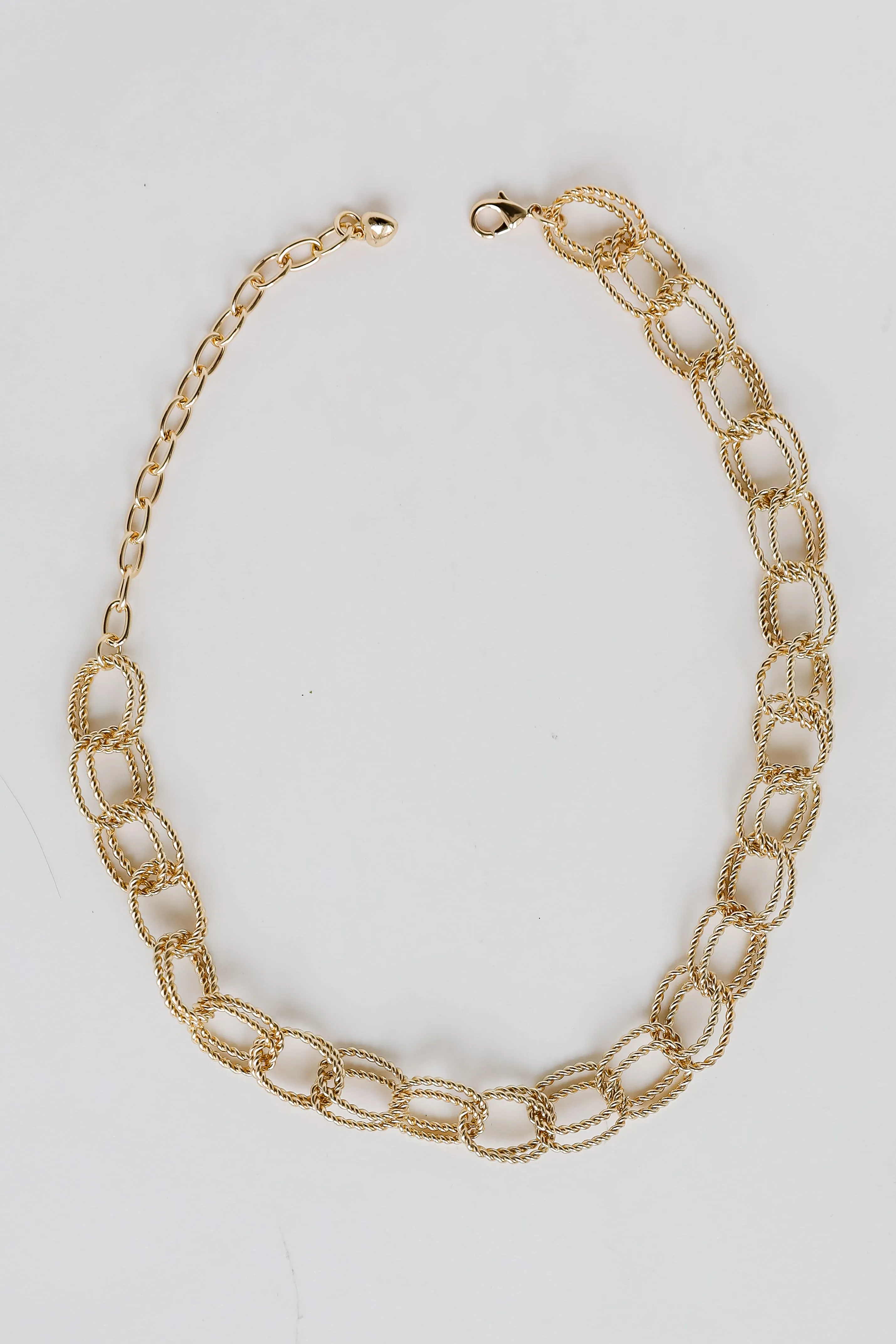 FINAL SALE - Scarlett Gold Chainlink Necklace