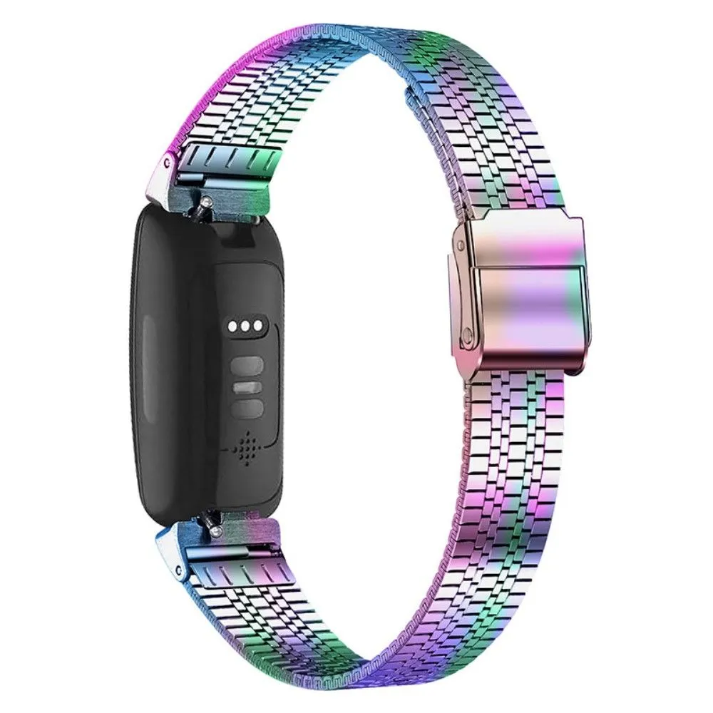 Fitbit Inspire 2 / Inspire 5 bead stainless steel watch strap - Multi-color