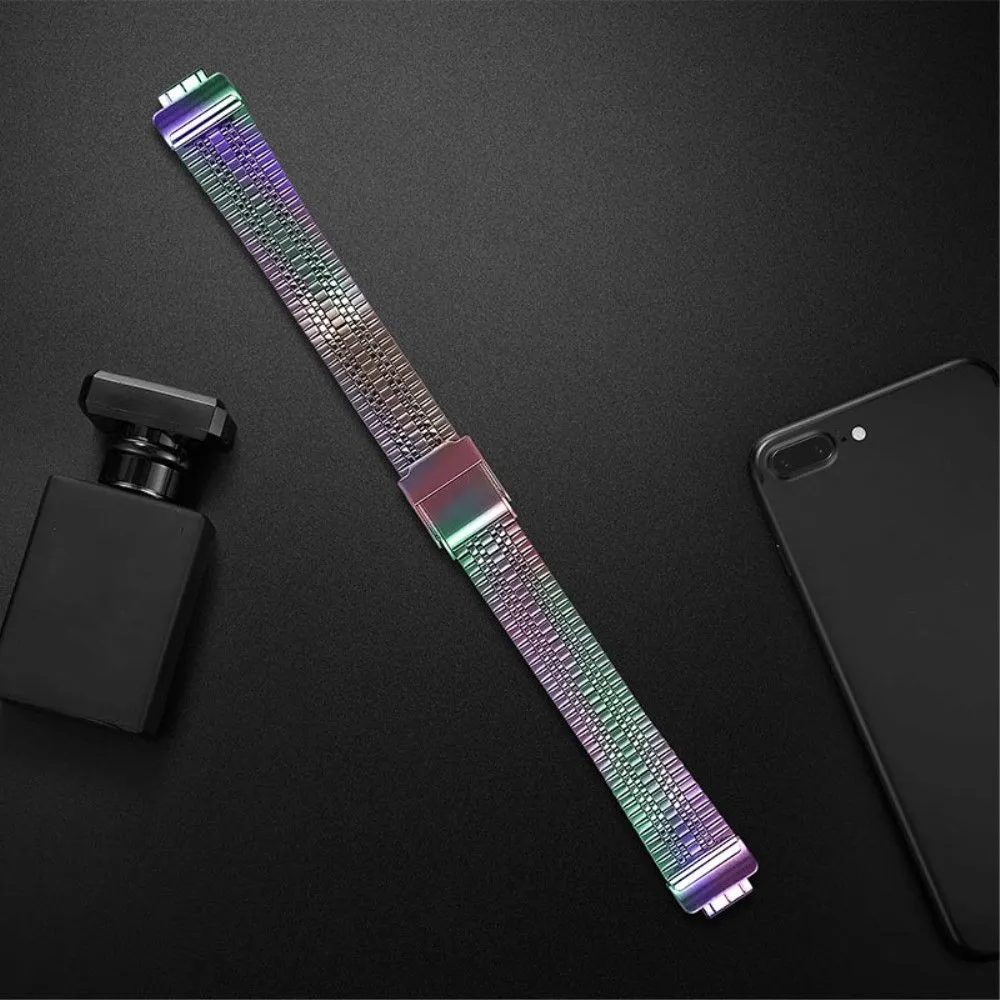 Fitbit Inspire 2 / Inspire 5 bead stainless steel watch strap - Multi-color