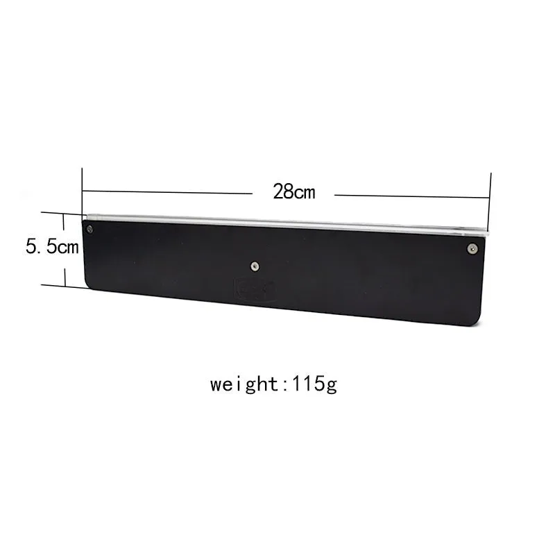 Flat Rubber Band Cutting Tapered Ruler Tool