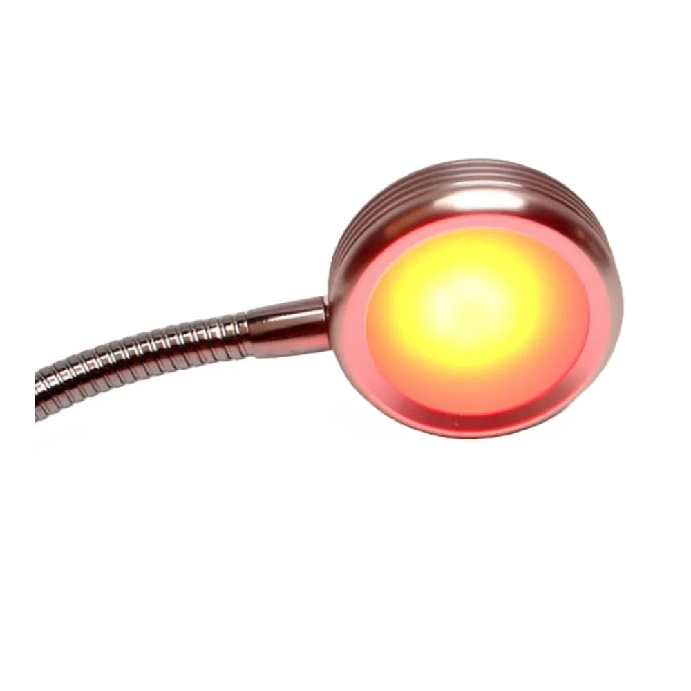 Flexible Red & White LED Wall Light with Touch Dimming Switch & USB