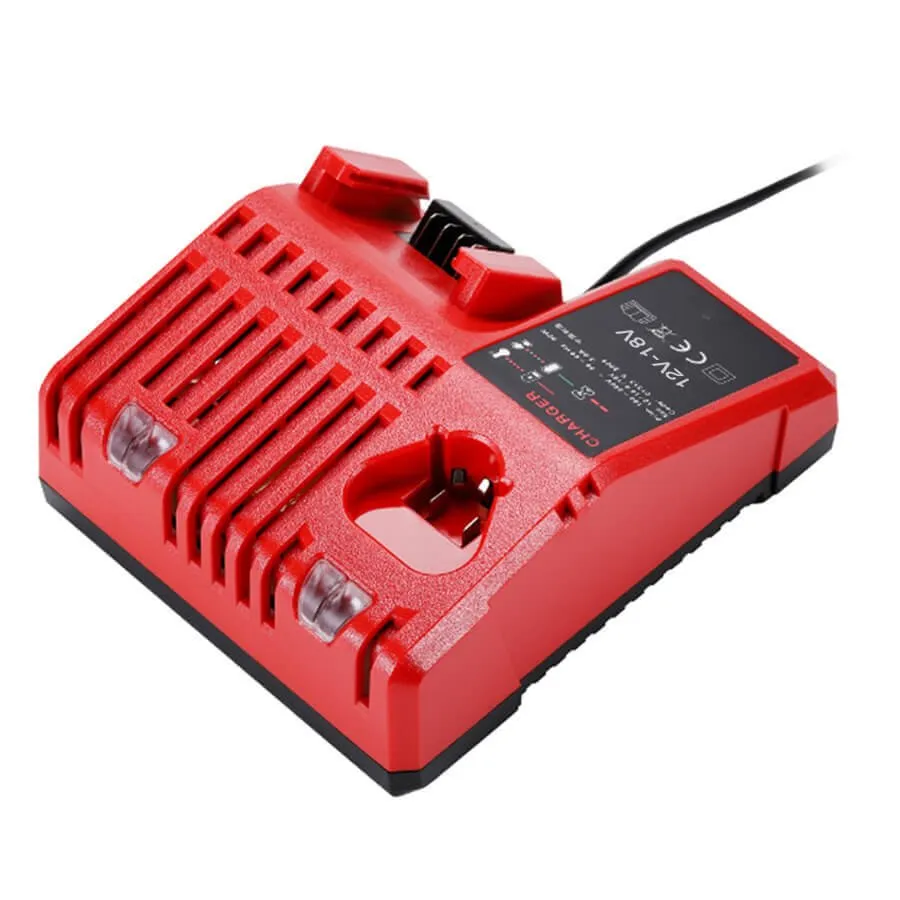 For Milwaukee Battery Charger 12V-18V | M 12-18C Charger Replacement | 12V & 18V Rapid Charger