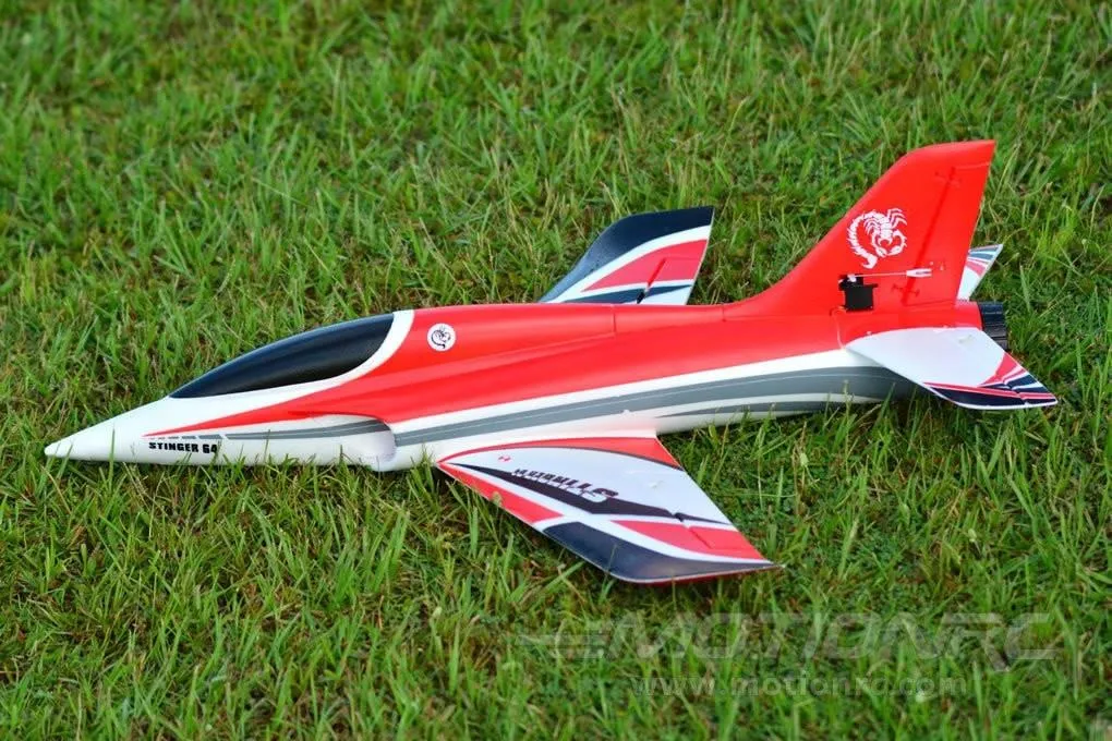 Freewing Stinger High Performance 4S Red 64mm EDF Jet - PNP