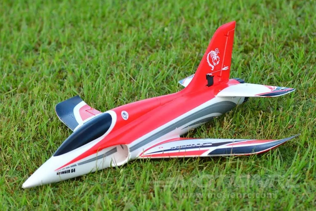 Freewing Stinger High Performance 4S Red 64mm EDF Jet - PNP