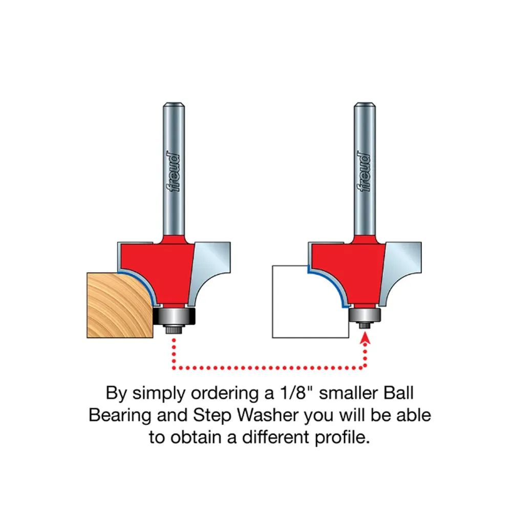 Freud Rounding Over Bit 1/2" Shank x 1-1/2" Radius