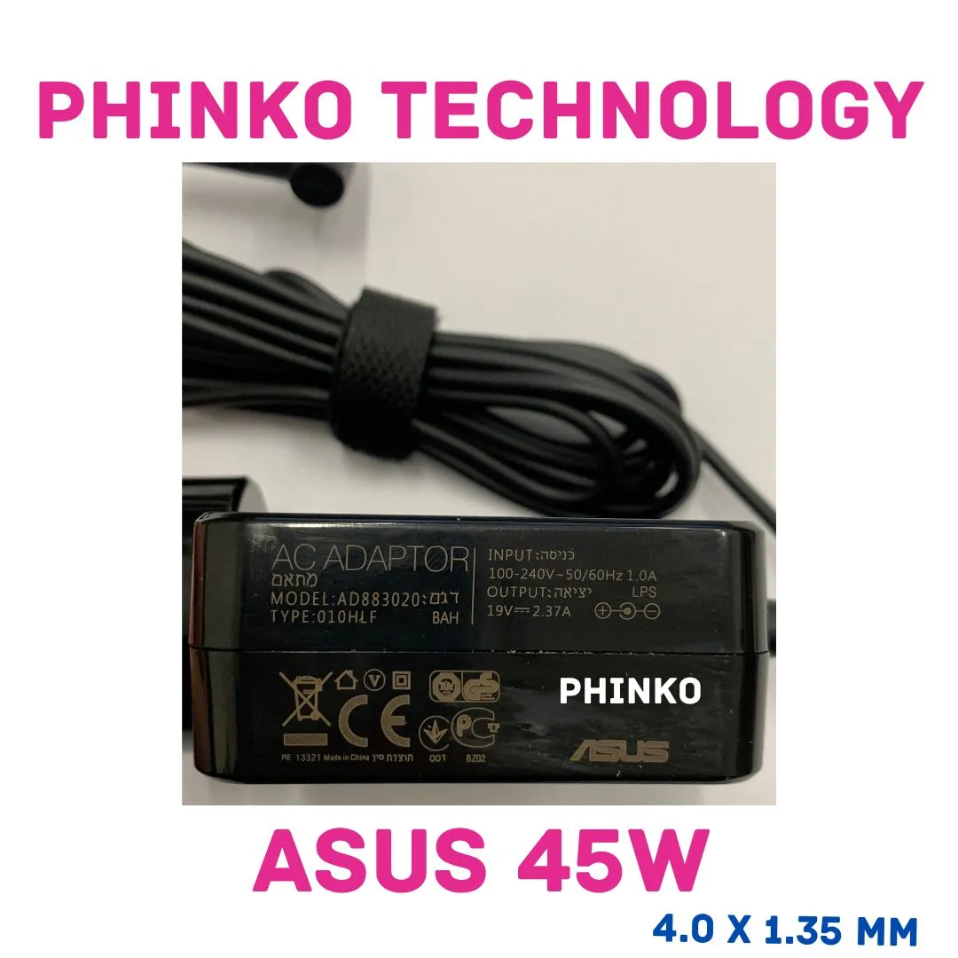 Genuine Original NEW 45W Charger Power Adapter For Asus E410 E410MA Laptop