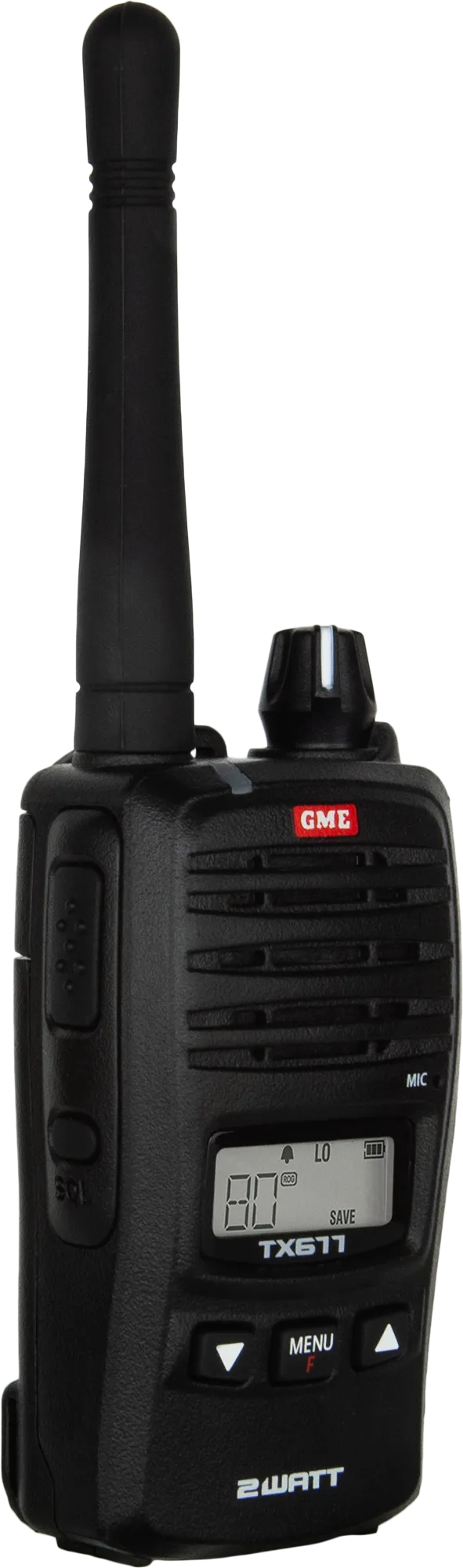 GME 2 Watt UHF CB Handheld Radio - Twin Pack - TX677TP