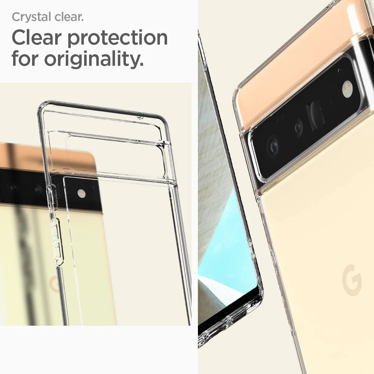 Google Pixel 6 Pro Case Crystal Clear