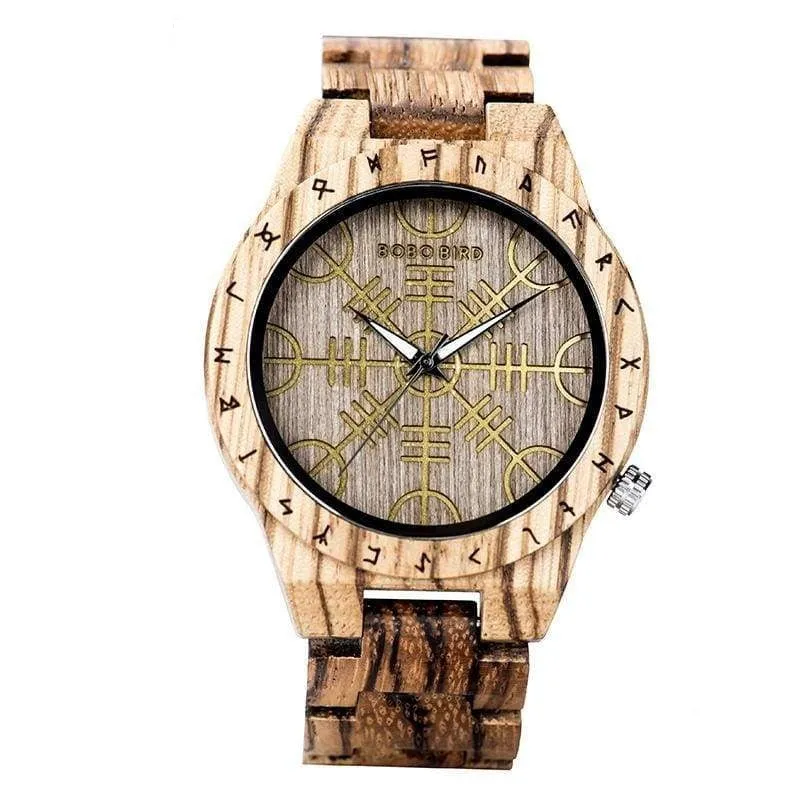 Helm of Awe Wooden Watch