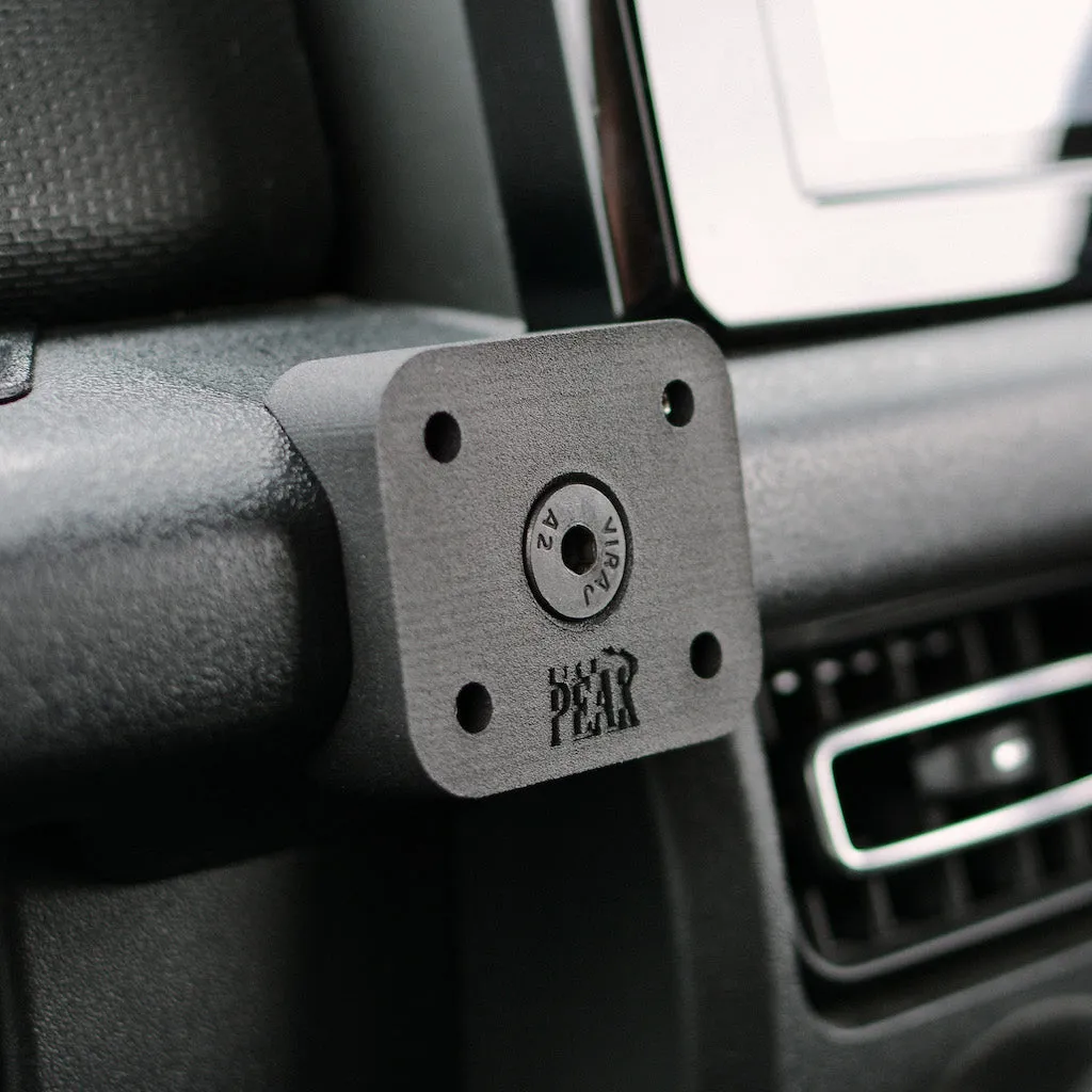 HIGH PEAK Quad Lock-Compatible Phone Mount Bracket - Passenger Side for Suzuki Jimny (2018 )