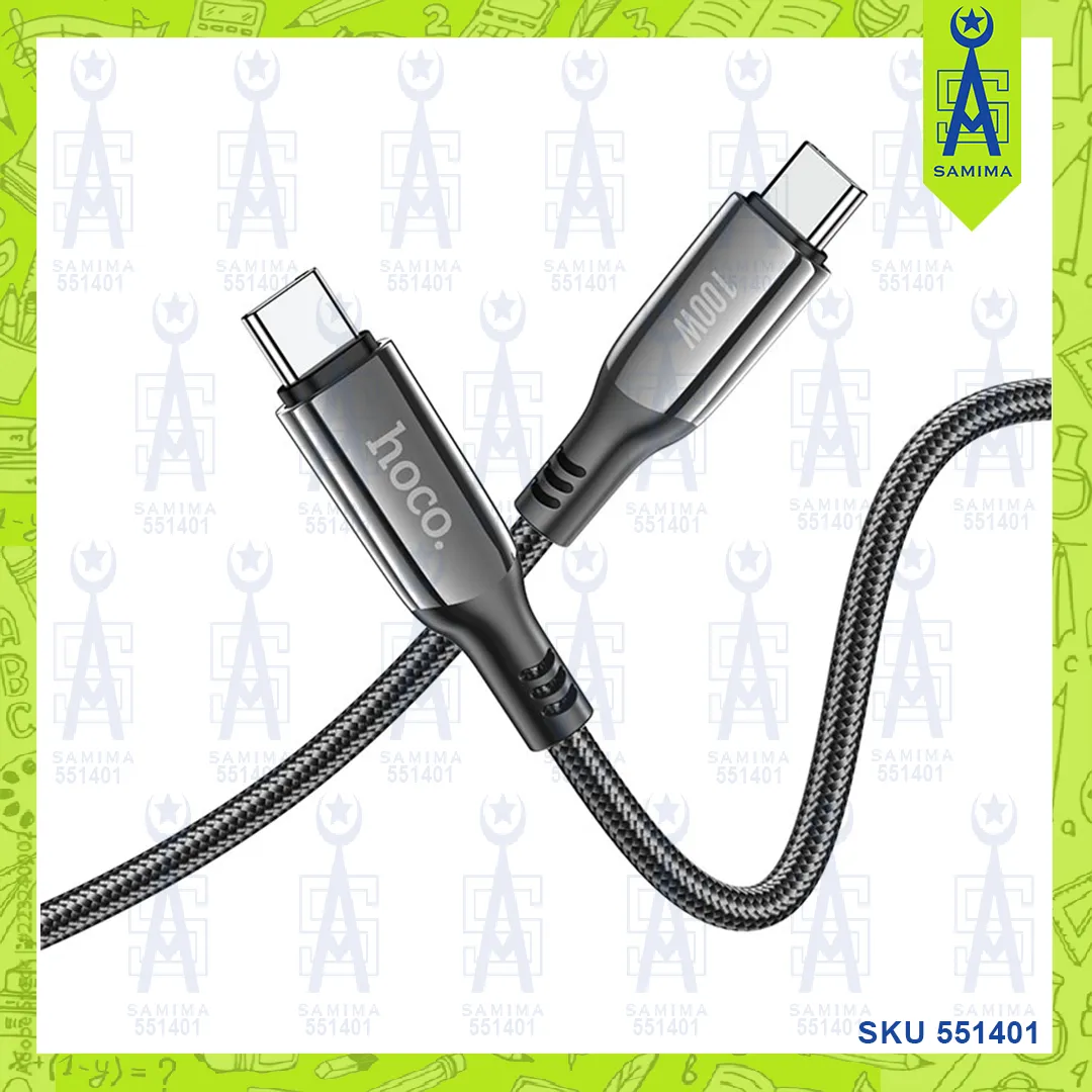 HOCO S51 100W CHARGING DATA CABLE TYPE-C TO TYPE-C