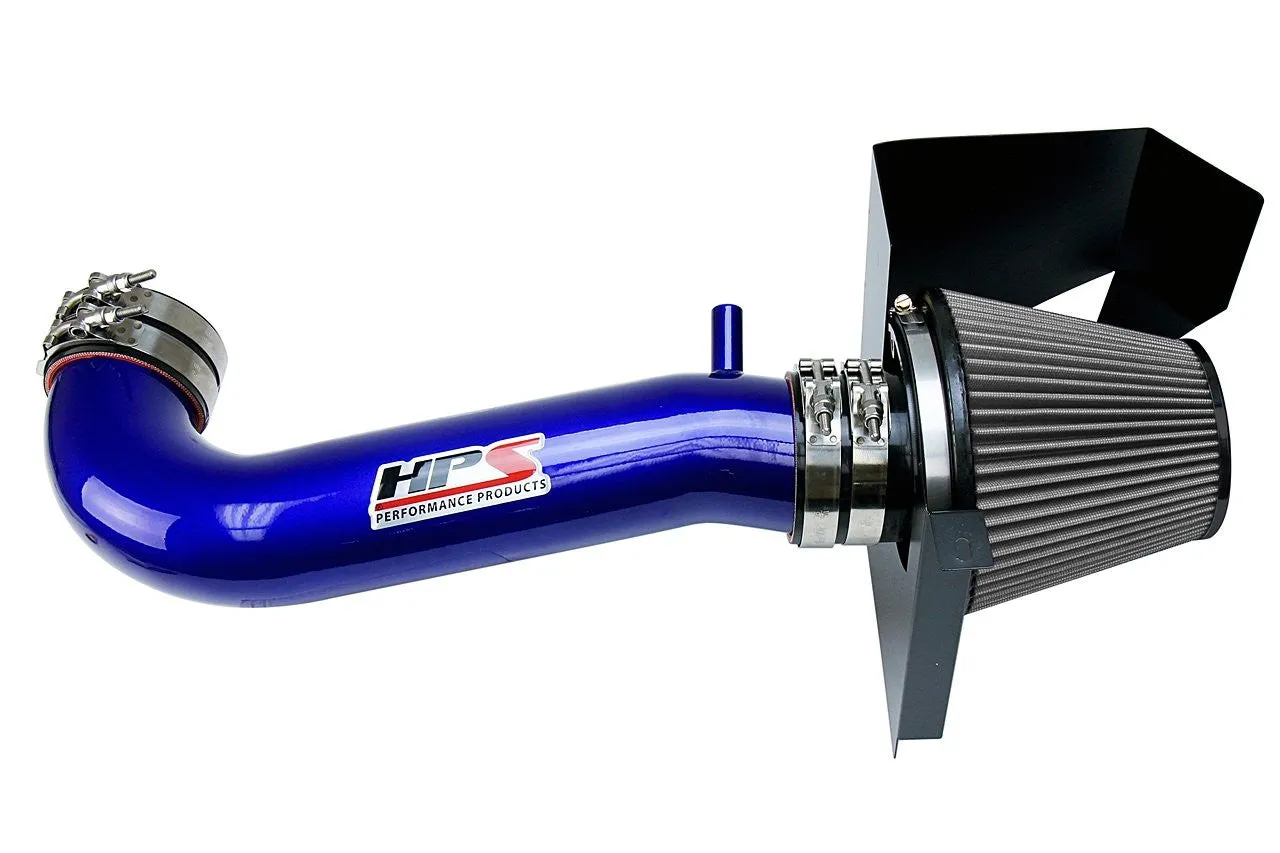 HPS Short Ram Air Intake 827-600BL Dodge Charger 2011-17 Blue