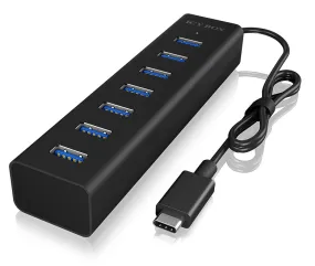 Icy Box Ib-Hub1700-C3 Usb-C Hub 7-Port 7Xusb 3.0