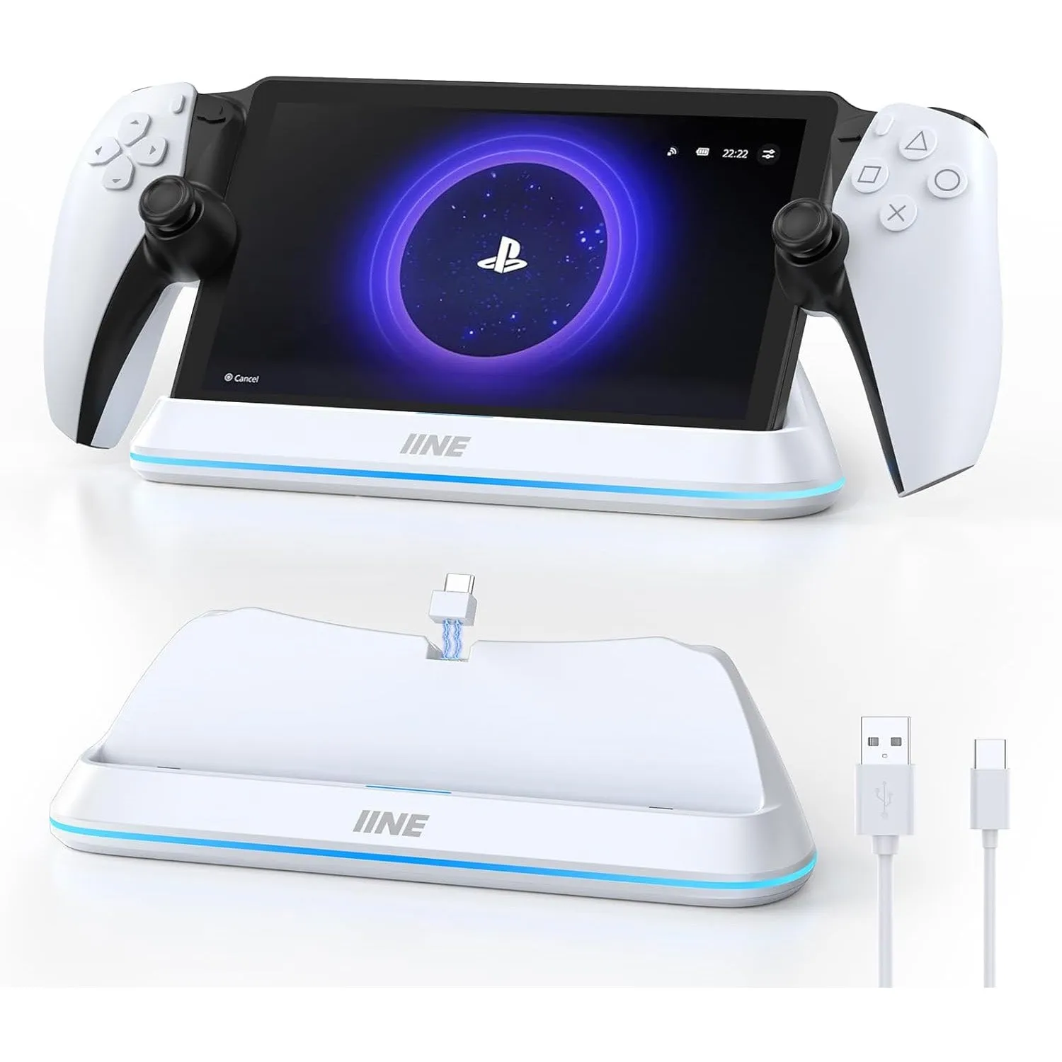 IINE Charging Dock Station for PlayStation Portal