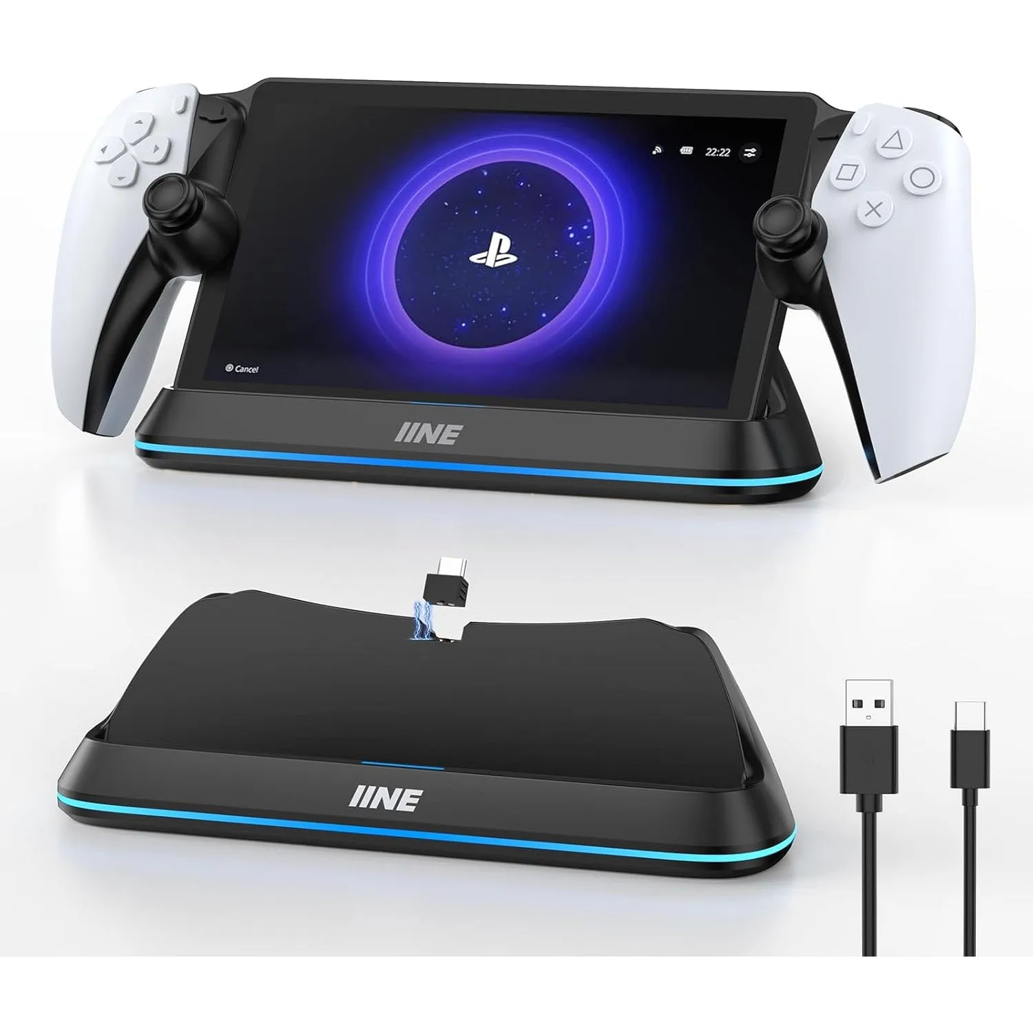 IINE Charging Dock Station for PlayStation Portal