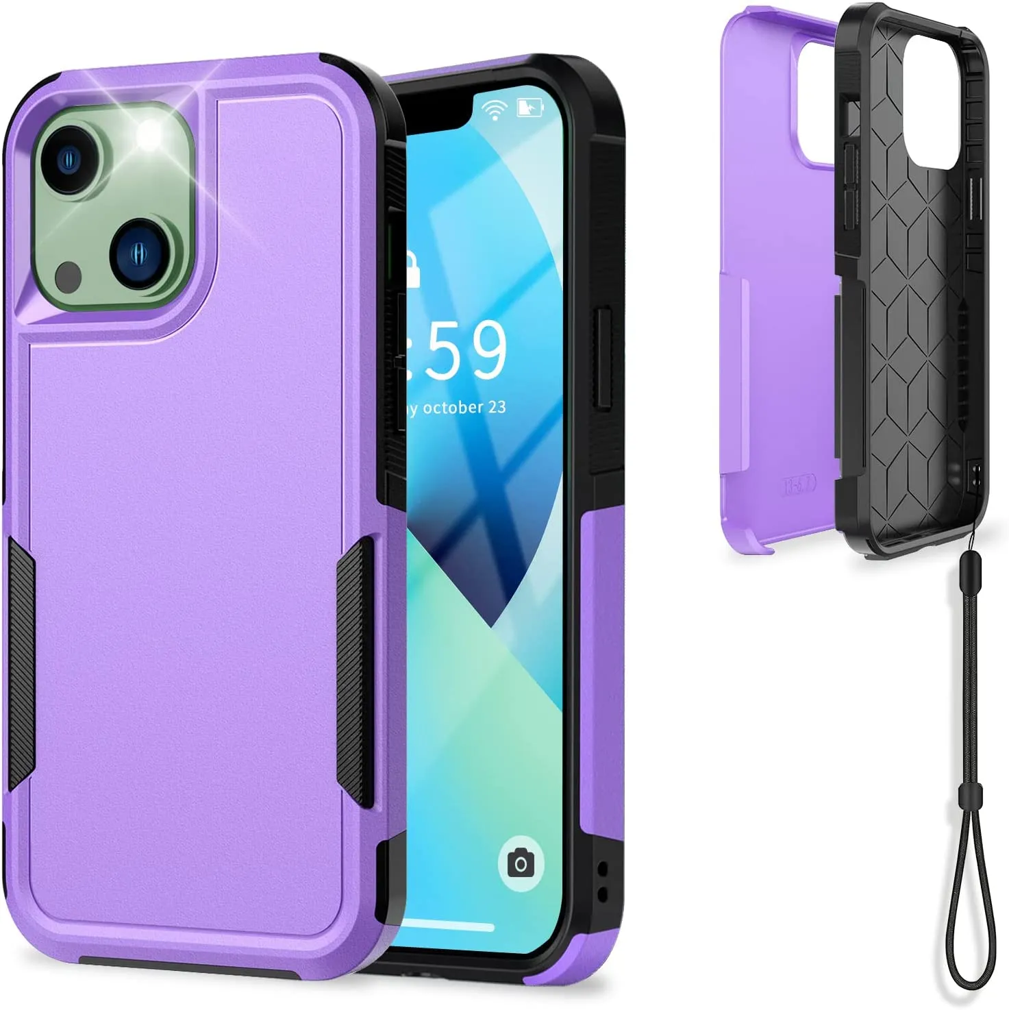 iPhone 13 Drop Protection Rugged Shockproof Military Protective Case