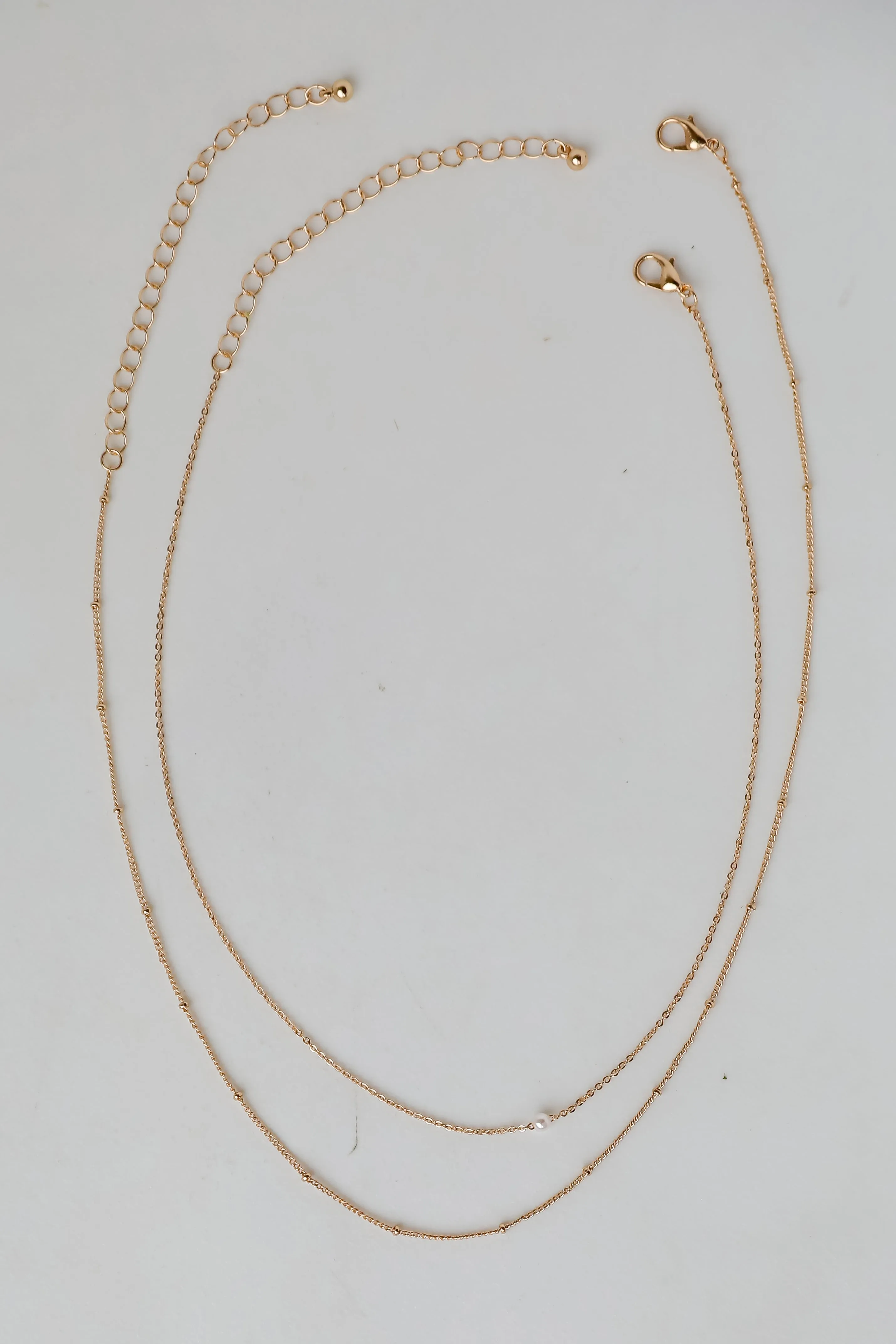 Kate Gold Layered Chain Necklace