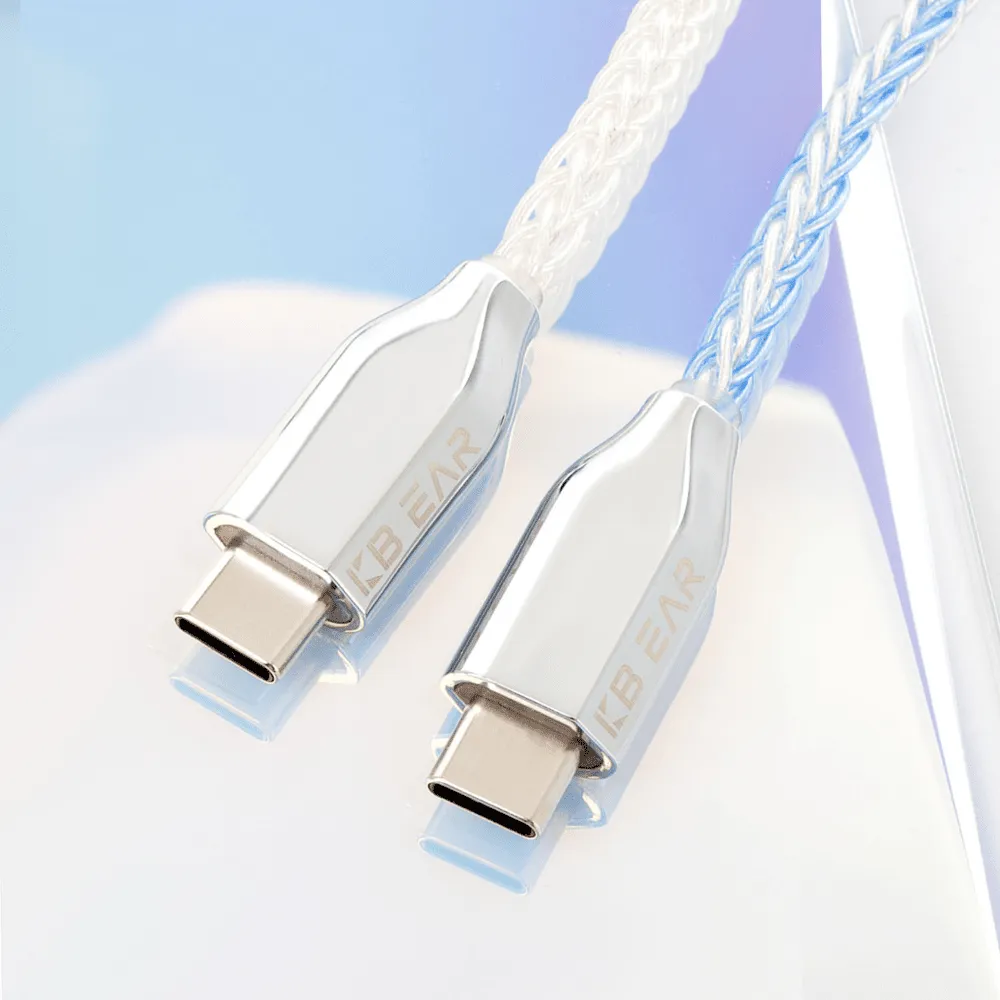 KBEAR T2 Digital Decoding Type-C To 3.5 Jack Earphone Adapter Cable