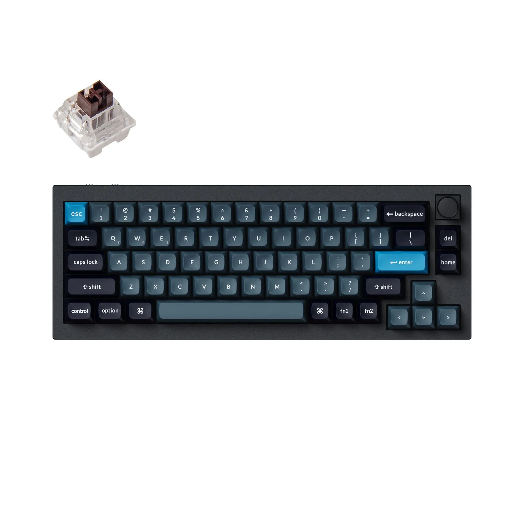 Keychron Q2 Pro QMK/VIA Wireless Custom Mechanical Keyboard(US ANSI Layout)